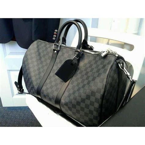 louis vuitton duffle bag black replica|cheap knockoff louis vuitton luggage.